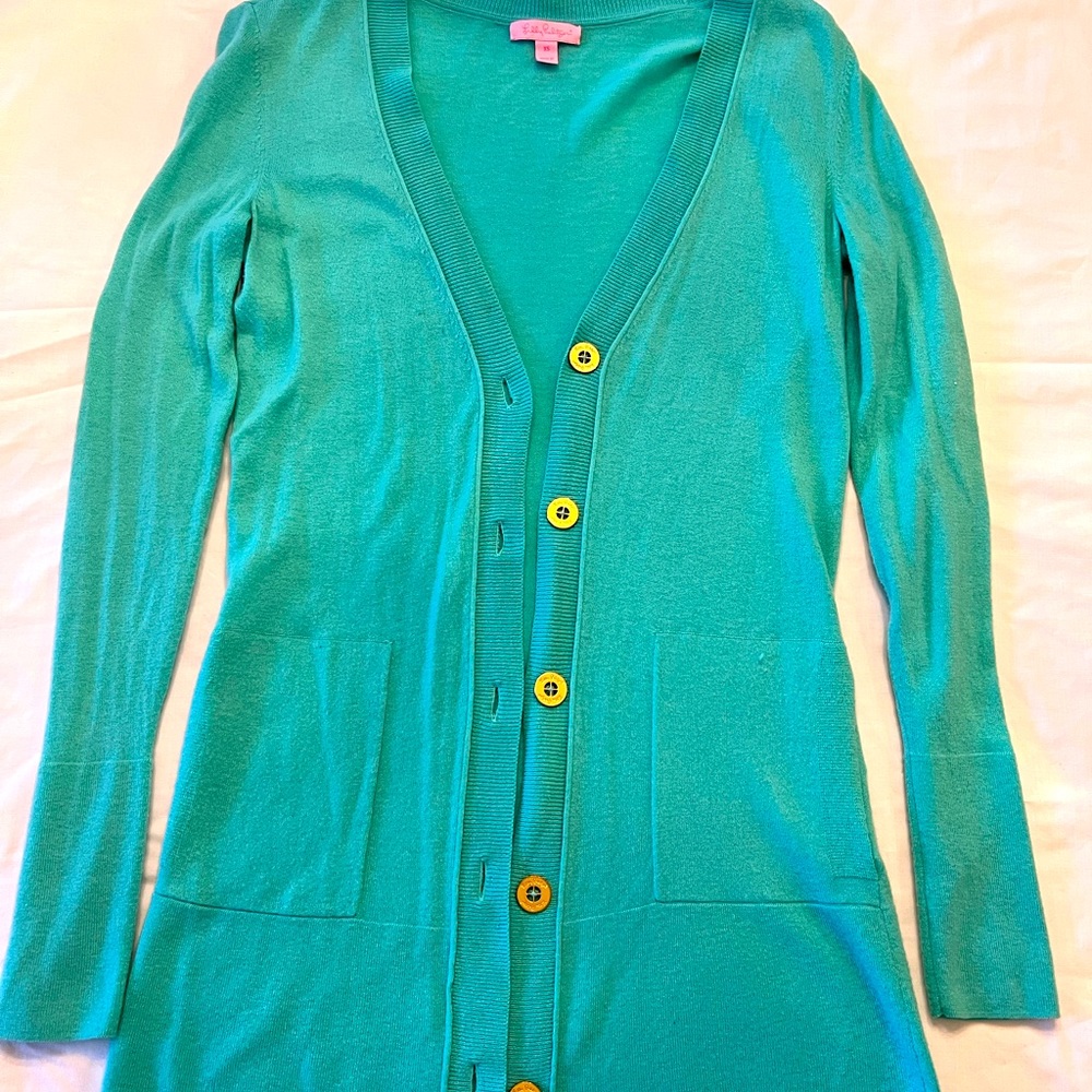 Lilly Pulitzer button down sweater